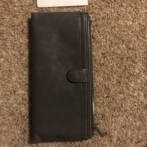 Gray Hobo multi compartment wallet